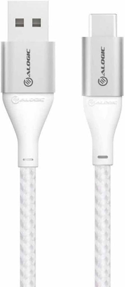 ALOGIC Super Ultra USB 2.0 USB-C to USB-A Cable - 3A/480Mbps (3 M, Silver
