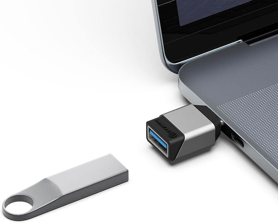 Adaptadores Ultra Mini USB-C (Adaptador Ultra Mini USB-C a USB-A - Gris Espacial