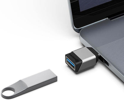 Adaptadores Ultra Mini USB-C (Adaptador Ultra Mini USB-C a USB-A - Gris Espacial