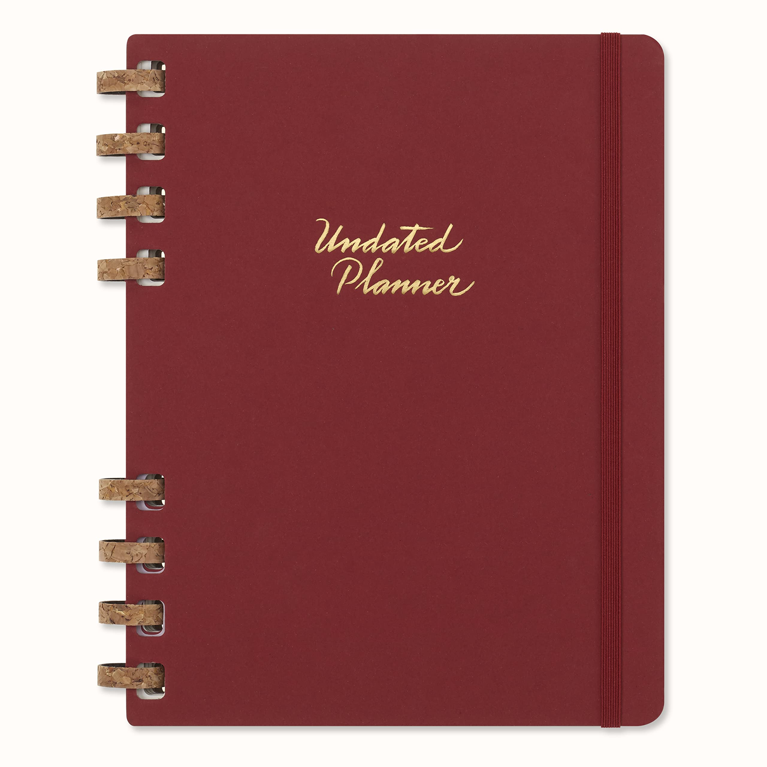 Moleskine Undated Planner, 12-Month Spiral Planner with Hard Cover, Size XL 20 x 25 cm