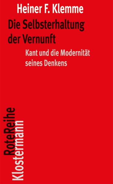 Die Selbsterhaltung Der Vernunft