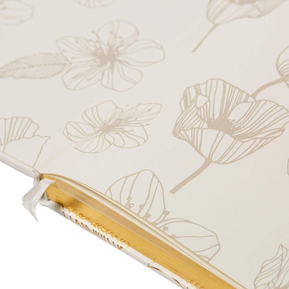 Eccolo World Traveler Desk Size Hardcover Journal, 256 Lined Page Notebook With Gold Edge Paper, 8-x-10-inch