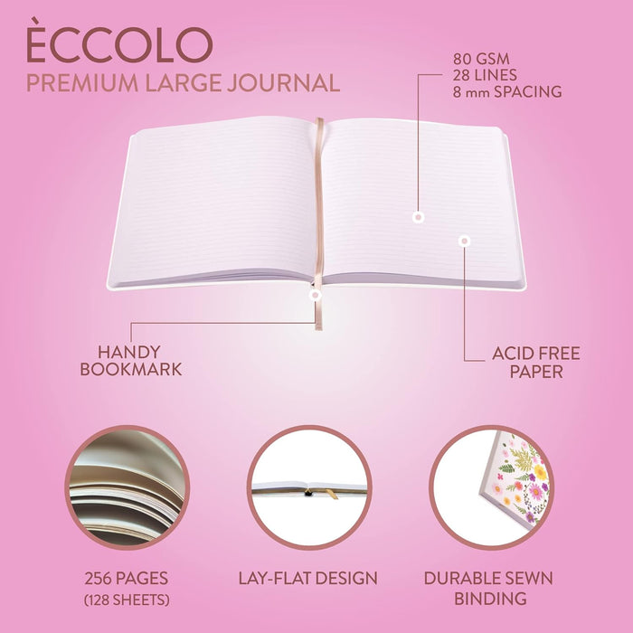 Eccolo World Traveler Hardcover Executive Notebook