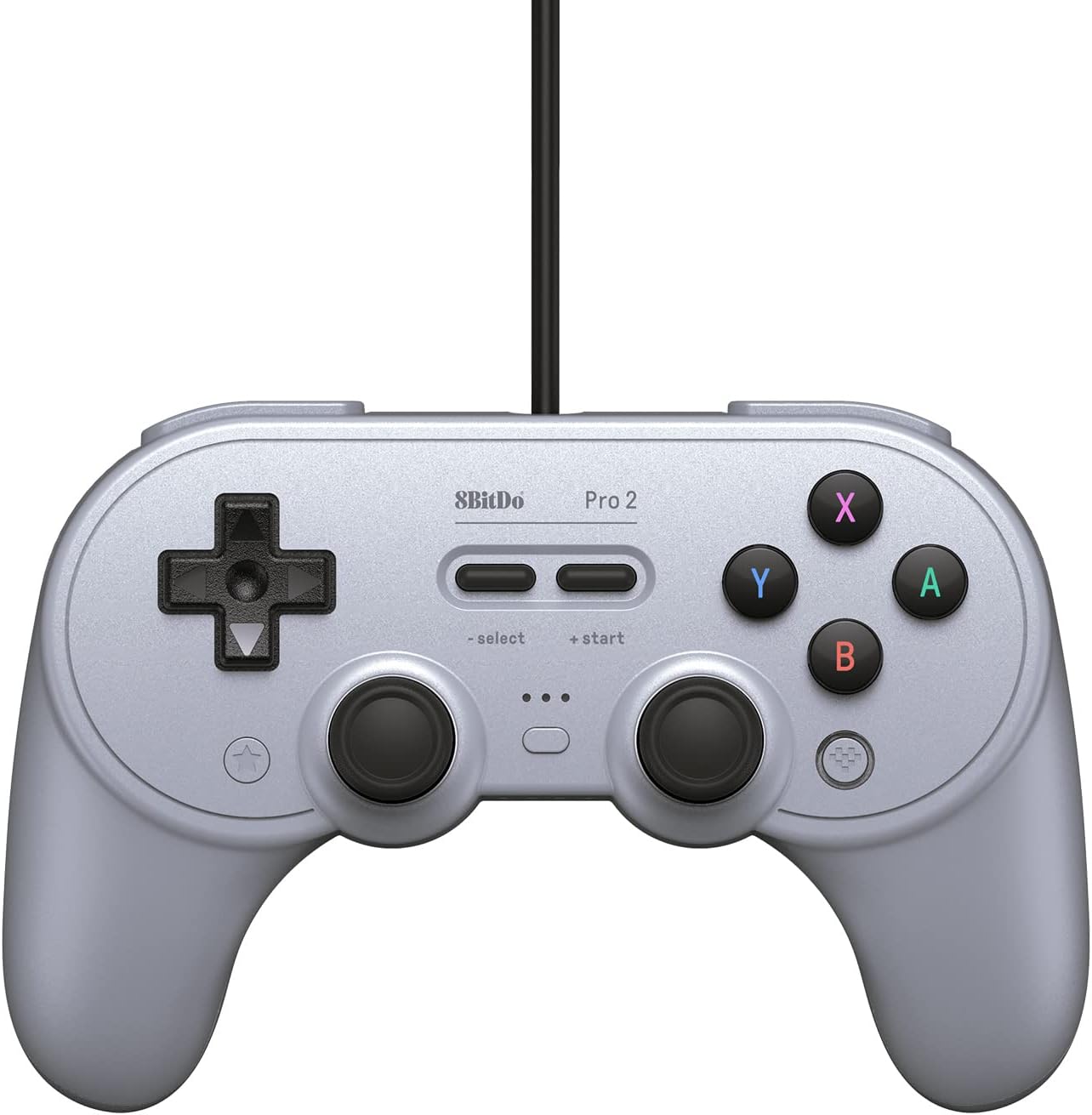 8Bitdo Pro 2 Wired USB Controller for Switch, PC, Android, Steam & Raspberry Pi (Grey Edition) (Nintendo Switch