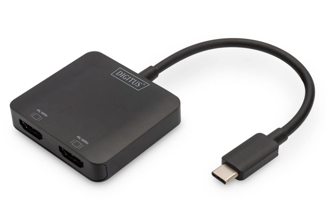 DIGITUS 2-Port MST Video Hub USB-C and 2x HDMI