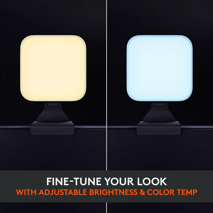 Logitech for Creators Litra Glow Premium LED Streaming Light with TrueSoft - For Video Conferencing, Zoom Meetings, Adjustable Mount and Desktop App Control for PC/Mac - Graphite