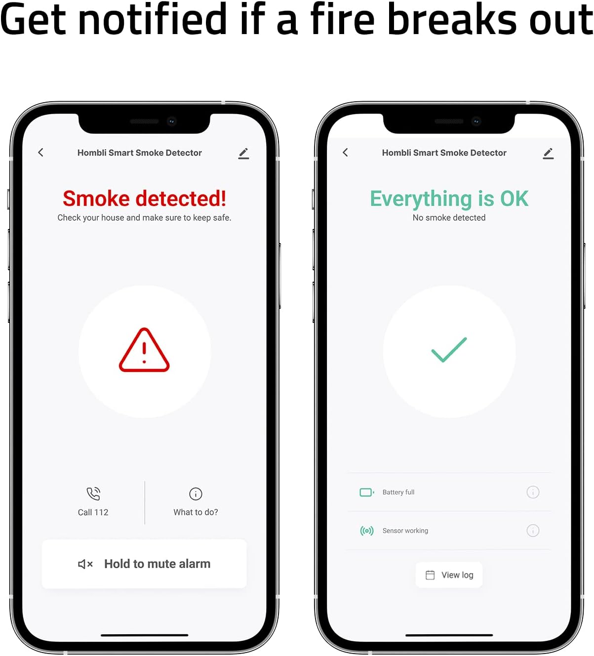 Hombli Smart Rookmelder - Blijf veilig en geïnformeerd