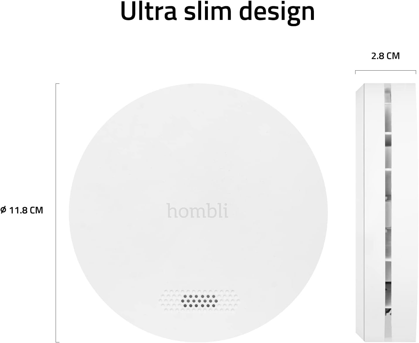 Hombli Smart Rookmelder - Blijf veilig en geïnformeerd