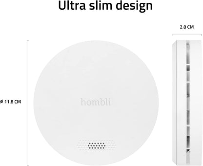 Hombli Smart Rookmelder - Blijf veilig en geïnformeerd