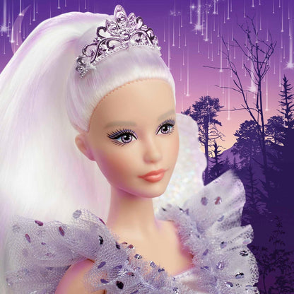 Barbie Signature Tooth Fairy Doll, Collectible Barbie Doll with Fairy Wings, Wand and Coin Bag, Gift for 6 Year Olds and Up, HBY16