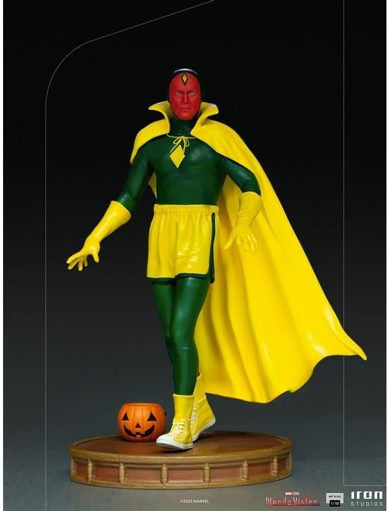 Iron Studios- WANDAVISION Halloween Vision 1/10 Statue Estatuas, Multicolor, 1:10 (80545