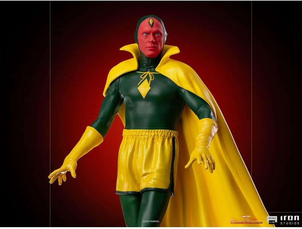 Iron Studios- WANDAVISION Halloween Vision 1/10 Statue Estatuas, Multicolor, 1:10 (80545