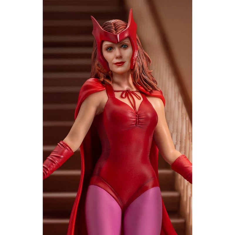 Iron Studios- WANDAVISION Halloween Wanda 1/10 Statue Estatuas, Multicolor, 1:10 (80546