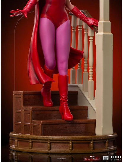 Iron Studios- WANDAVISION Halloween Wanda 1/10 Statue Estatuas, Multicolor, 1:10 (80546