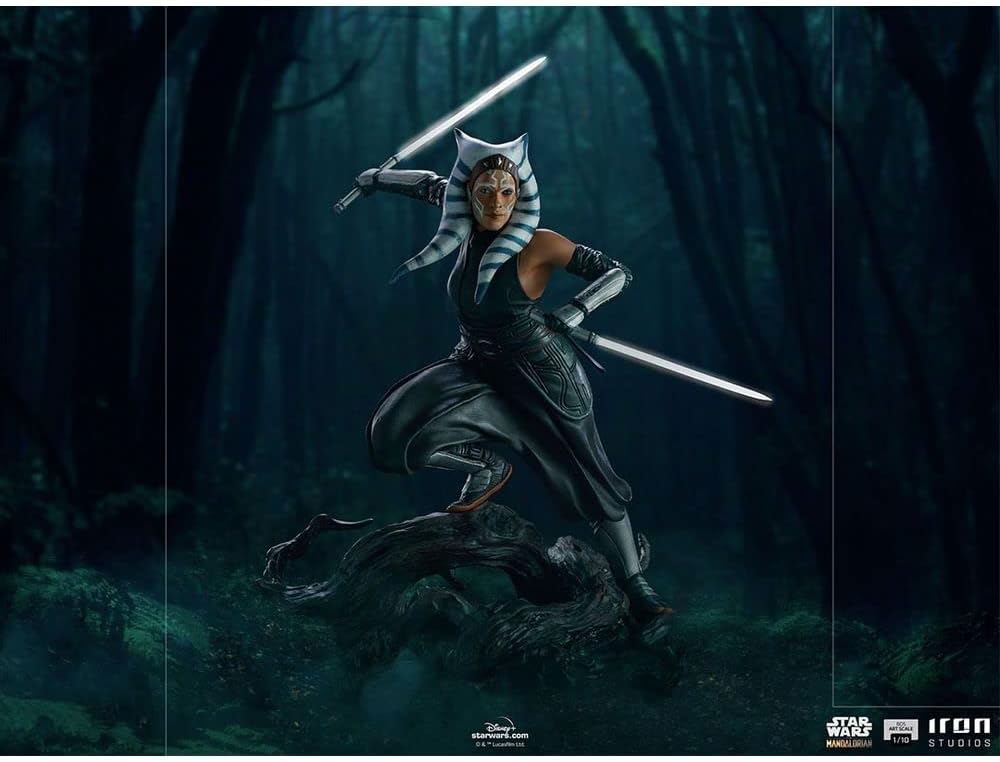 Iron Studios BDS: Disney Star Wars The Mandalorian - Ahsoka Tano Art Scale Polystone Statue (1/10) (LUCSWR50321-10