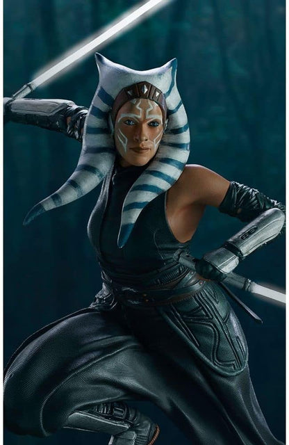 Iron Studios BDS: Disney Star Wars The Mandalorian - Ahsoka Tano Art Scale Polystone Statue (1/10) (LUCSWR50321-10