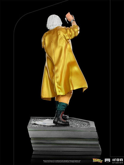 Iron Studios- BTTF 2 Doc Brown IN Alley 1/10 Art ST Back to The Future Estatuas, Multicolor, 1:10 (80610