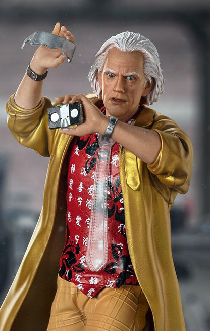 Iron Studios- BTTF 2 Doc Brown IN Alley 1/10 Art ST Back to The Future Estatuas, Multicolor, 1:10 (80610