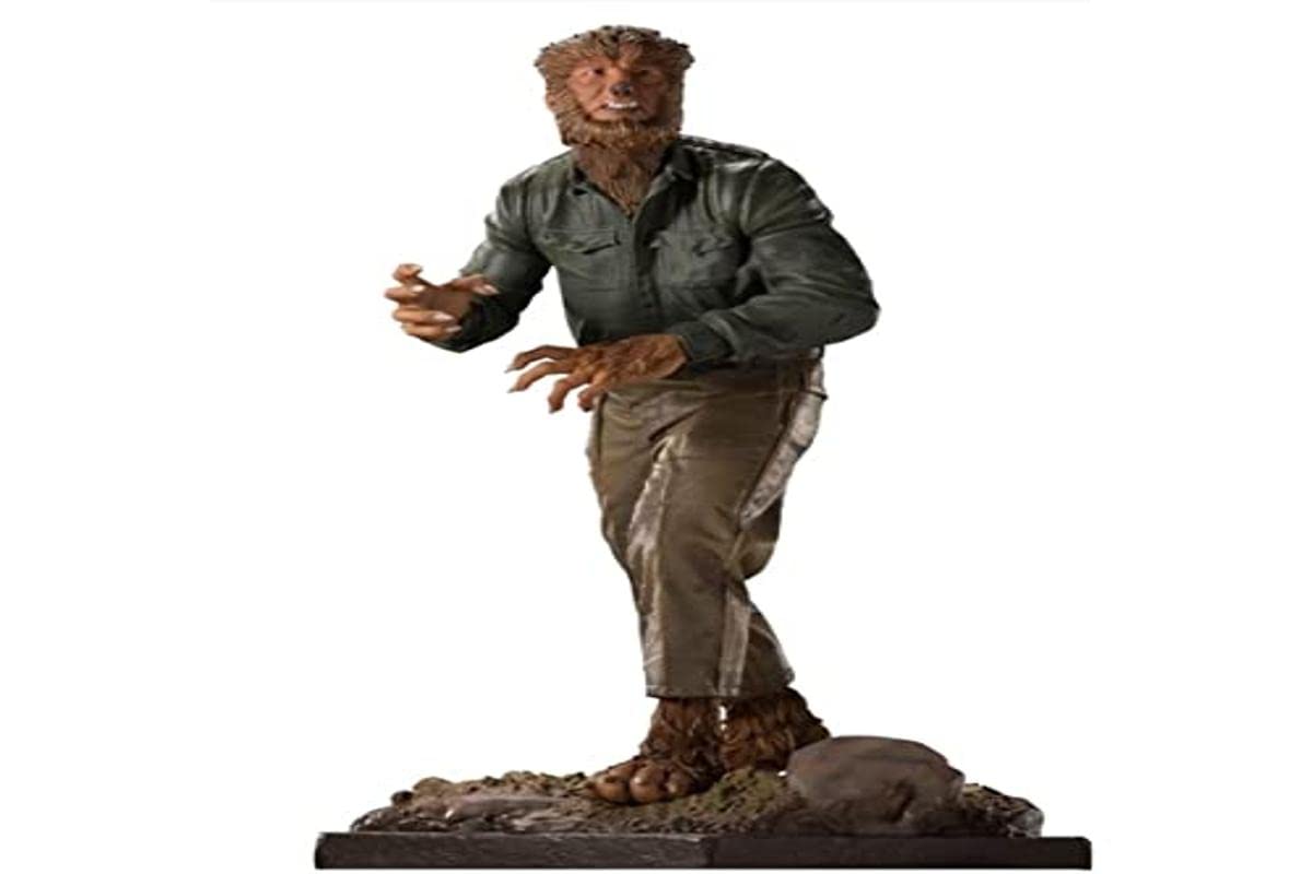 Iron Studios- Universal Monsters Wolf Man 1/10 ST Estatuas, Multicolor, 1:10 (81035
