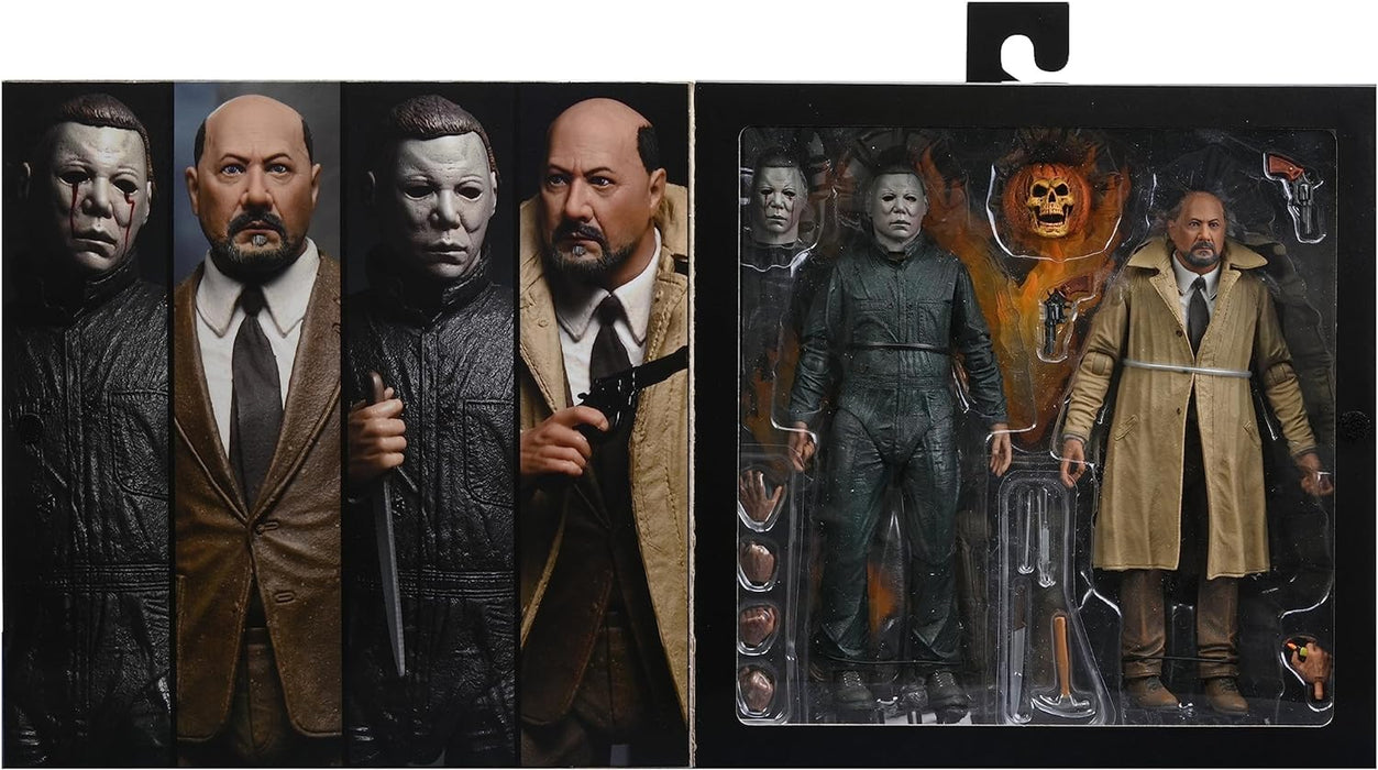 Michael Myers Halloween 2 Dr Loomis Figura de acción Paquete de 2 (RXZER23
