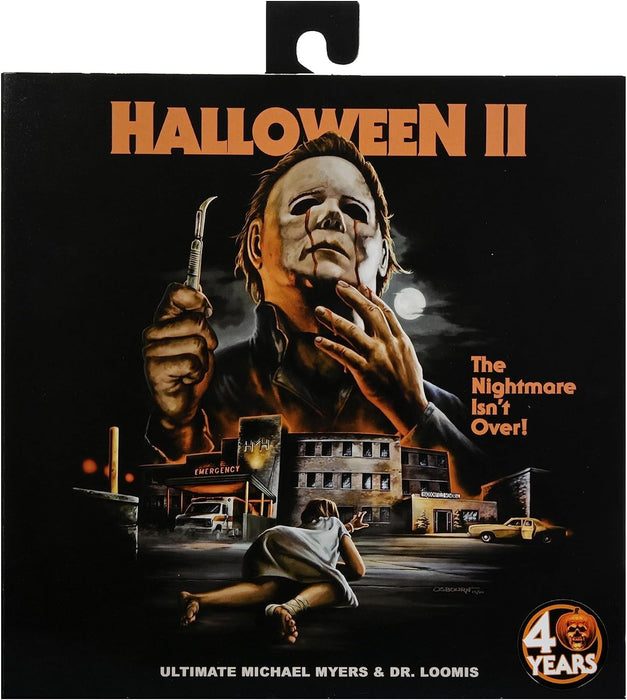 Michael Myers Halloween 2 Dr Loomis Figura de acción Paquete de 2 (RXZER23