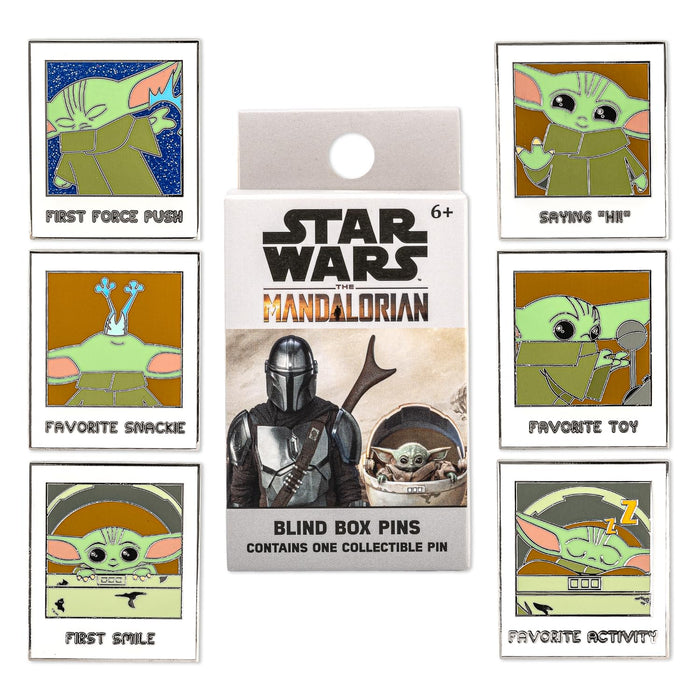 Loungefly STAR WARS MANDALORIAN THE CHILD BLIND BOX ENAMEL PINS ( Design May Vary