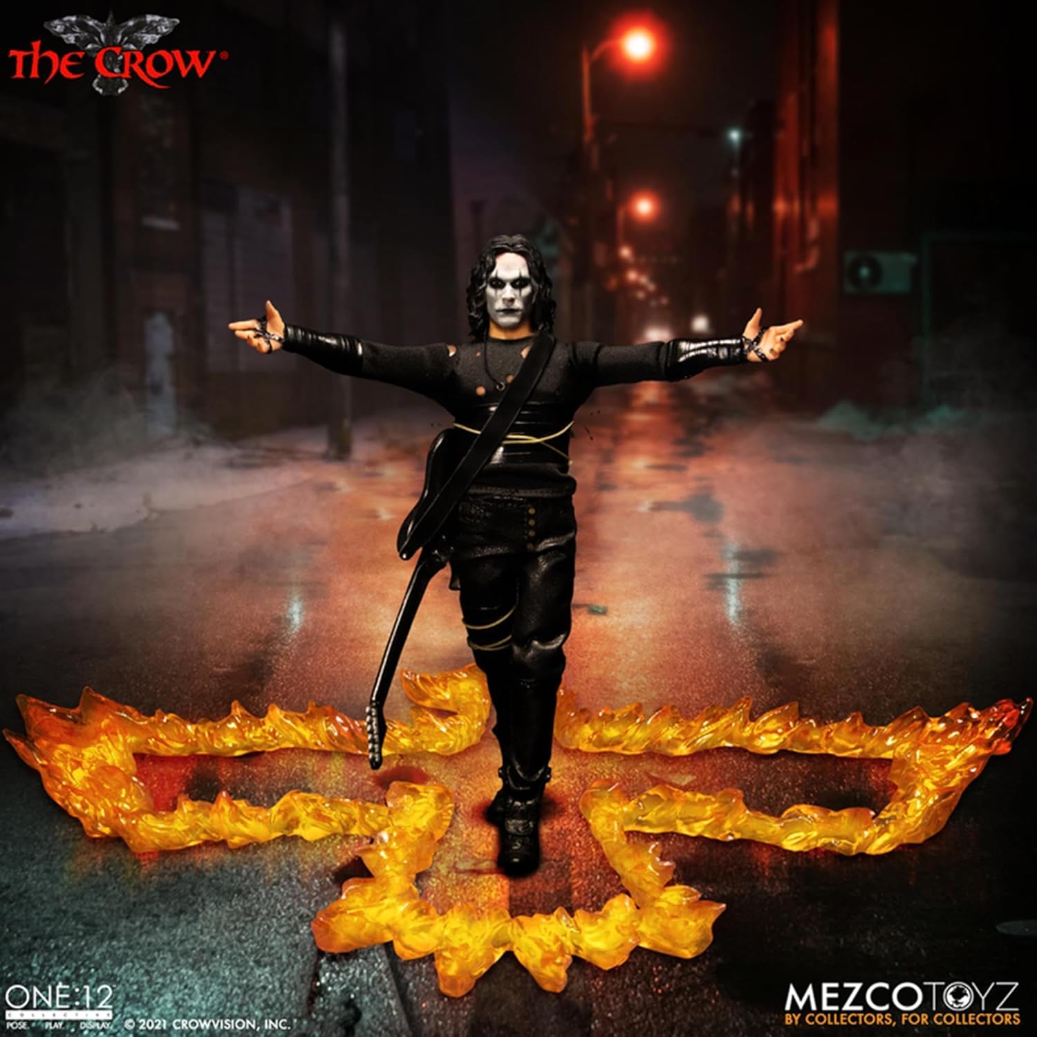 Mezco Toys The Crow figurine 1/12 Eric Draven 17 cm