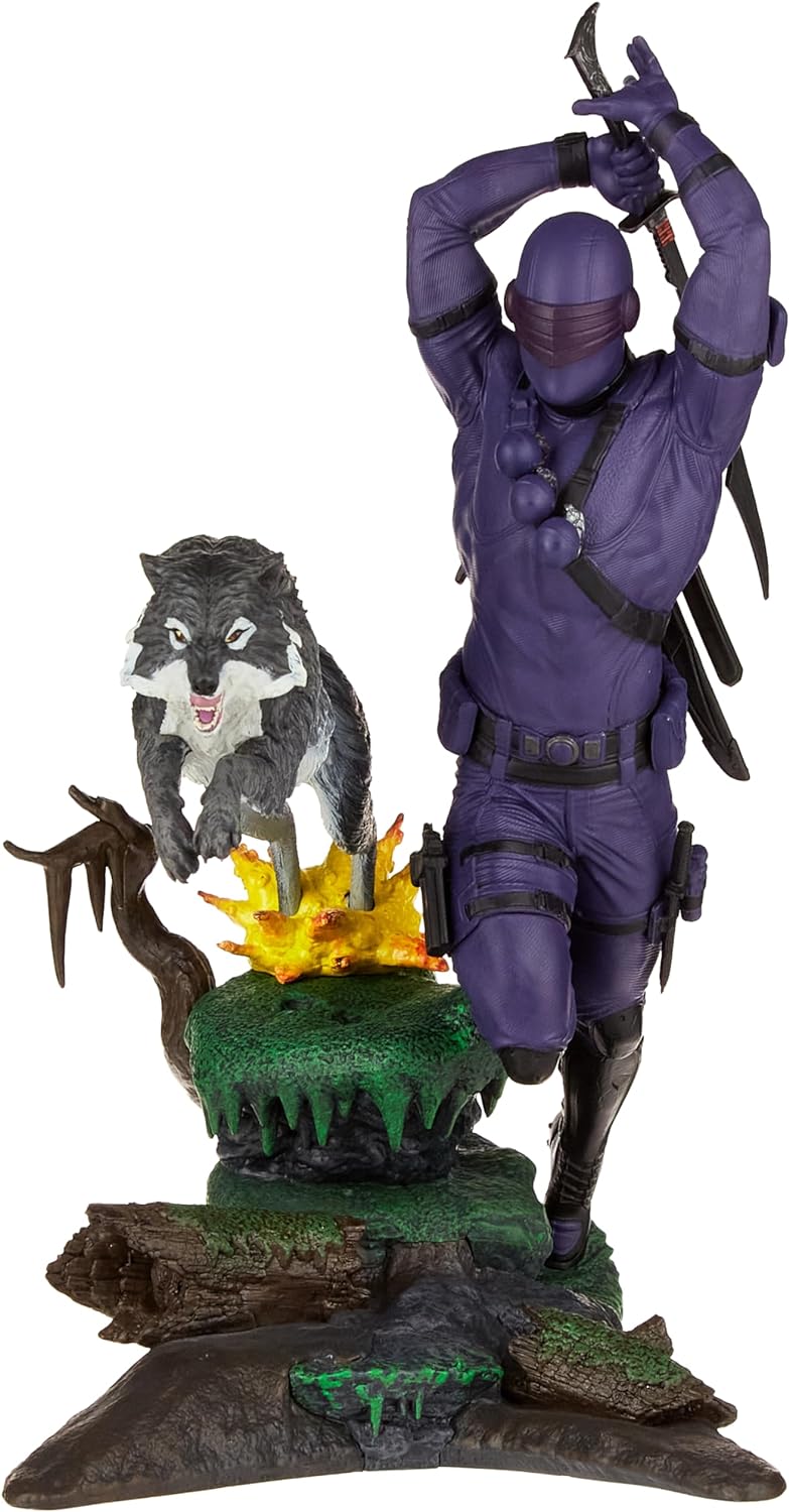 DIAMOND SELECT TOYS DCD 40TH GI Joe Gallery Snake Eyes Variant PX PVC Statue