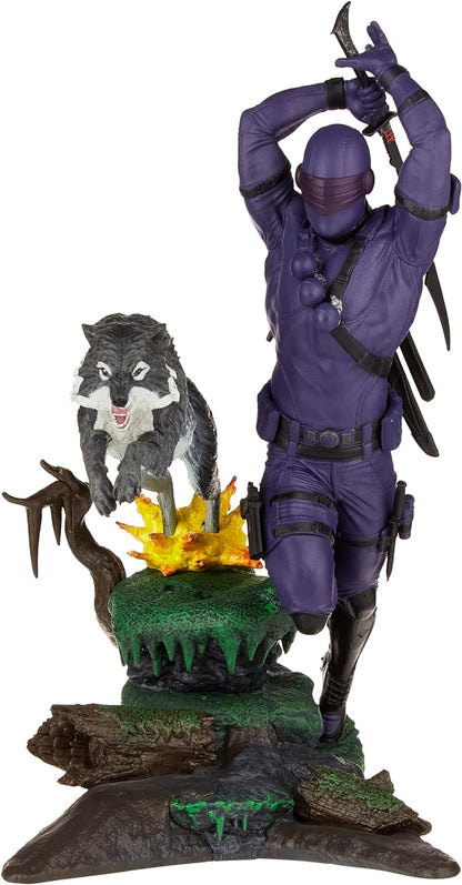 DIAMOND SELECT TOYS DCD 40TH GI Joe Gallery Snake Eyes Variant PX PVC Statue