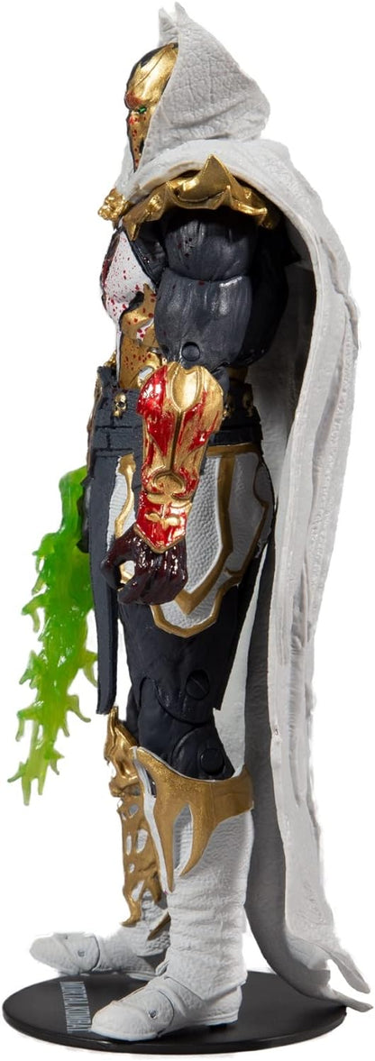 McFarlane Toys, 7-inch Malefik Spawn (Bloody Disciple) Mortal Kombat 11 Figure with 22 Moving Parts, Collectible Mortal Kombat Figure with collectors stand base – Ages 14+
