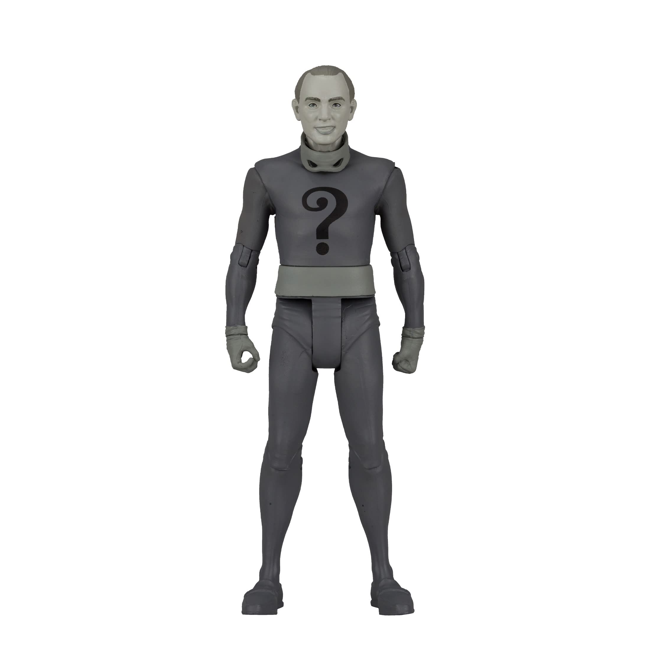 MCFARLANE DC RETRO BATMAN 66 WV5 THE RIDDLER (B&W VAR) AF