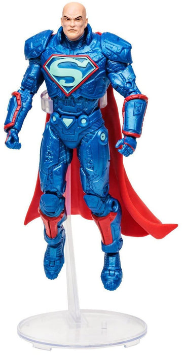 DC Multiverse Comics 7 Inch Action Figure Exclusive - Lex Luthor Power Suit Blue Gold Label (TM15196