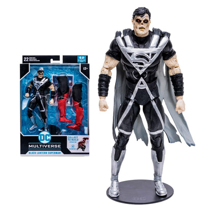 McFarlane - DC Build-a 7" Figures Wave 8 - Blackest Night - Black Lantern Superman