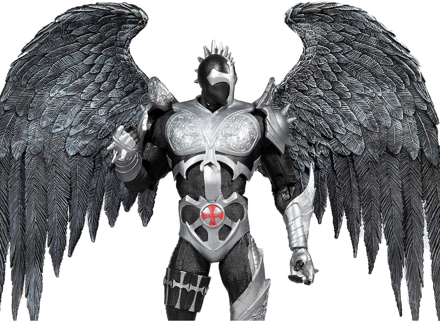 McFarlane Toys, Spawn Comic 7-inch The Dark Redeemer Spawn Action Figure with 22 Moving Parts, Collectible DC Figure with Accessories and Collectors Stand Base – Ages 12+
