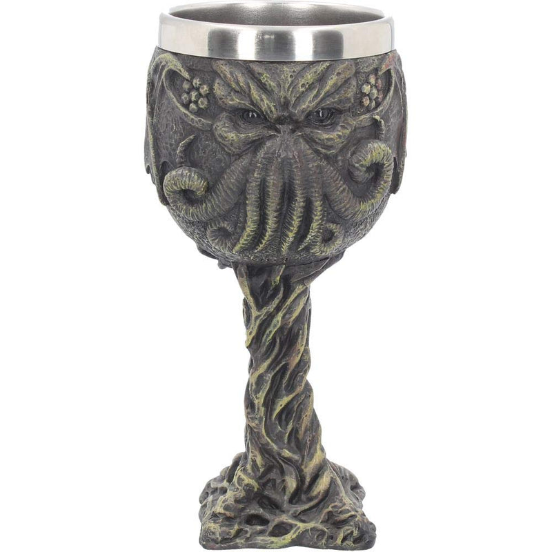 Nemesis Now Cthulhu's Thirst Goblet 21cm Green, Resin w/stainless steel insert