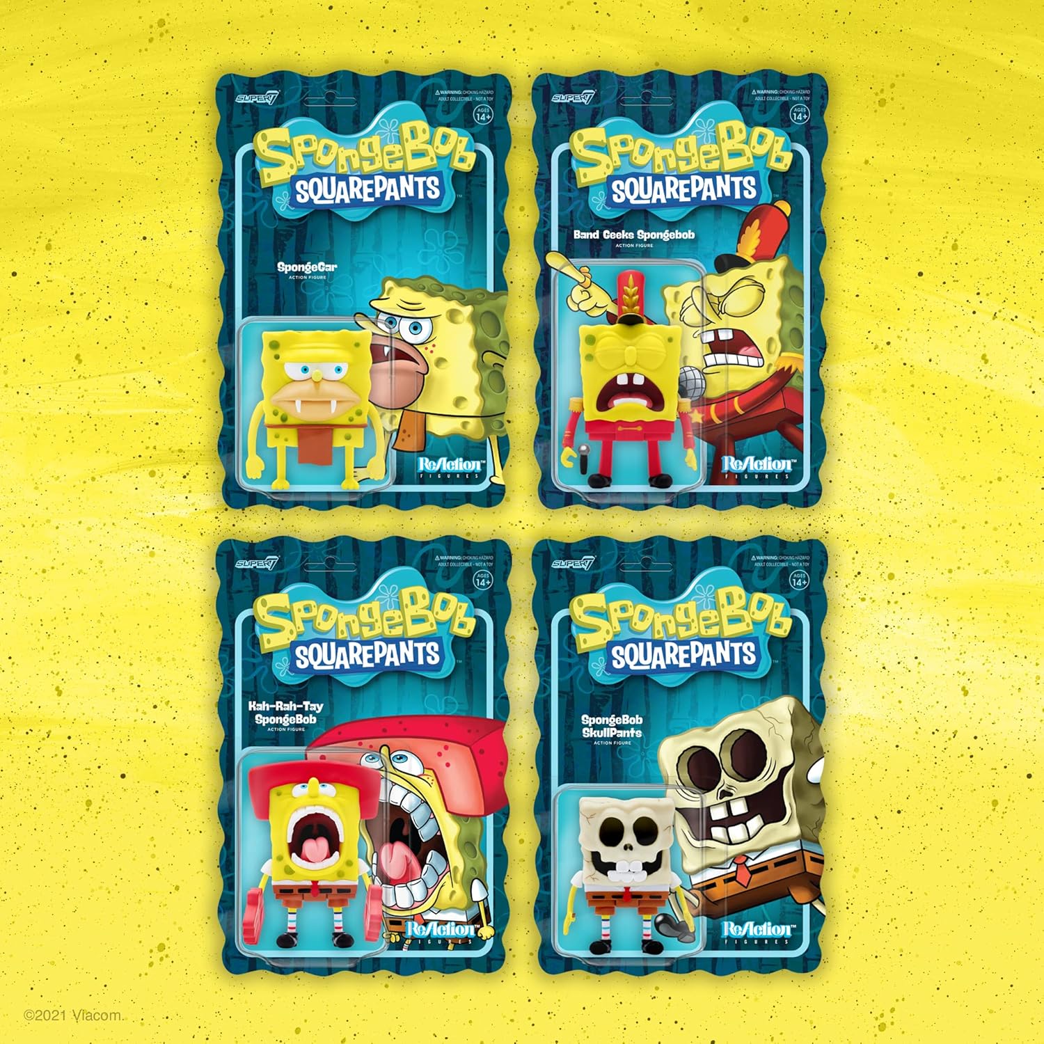 SUPER7 - Kah-Rah-Tay Spongebob Squarepants Reaction Figure