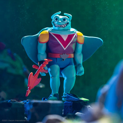Super7 Teenage Mutant Ninja Turtles Ray Fillet 3.75 in Reaction Figure