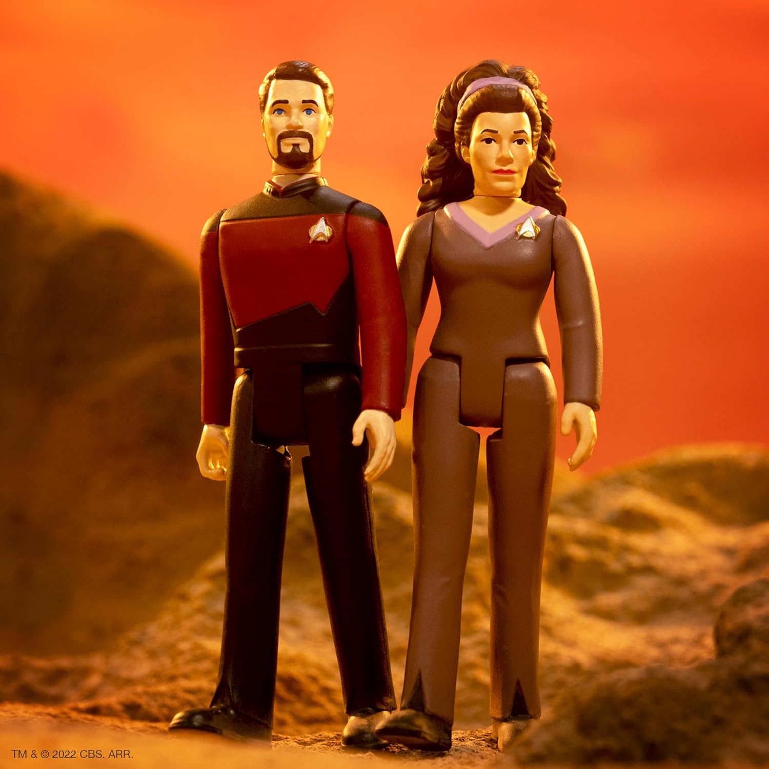 Star Trek Next GEN W2 Consulente TROI Reaction FIG