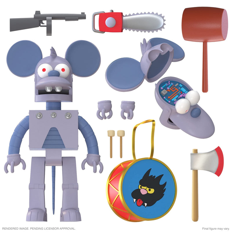 Pica (Itchy) The Simpsons Joints Robot Figurine 18 cm