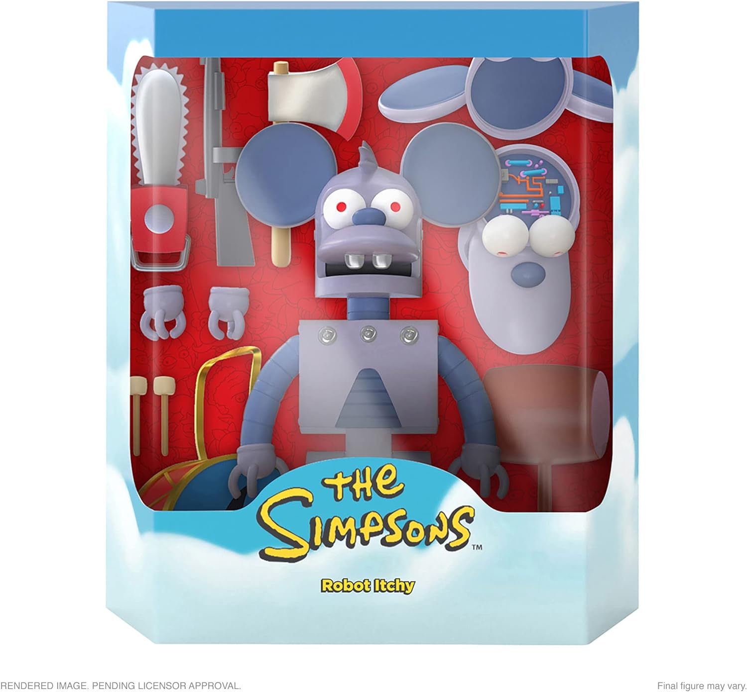Pica (Itchy) The Simpsons Joints Robot Figurine 18 cm