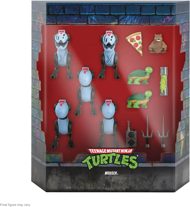 Les Tortues Ninja Pack 5 Figurines Ultimates Mousers 8 cm