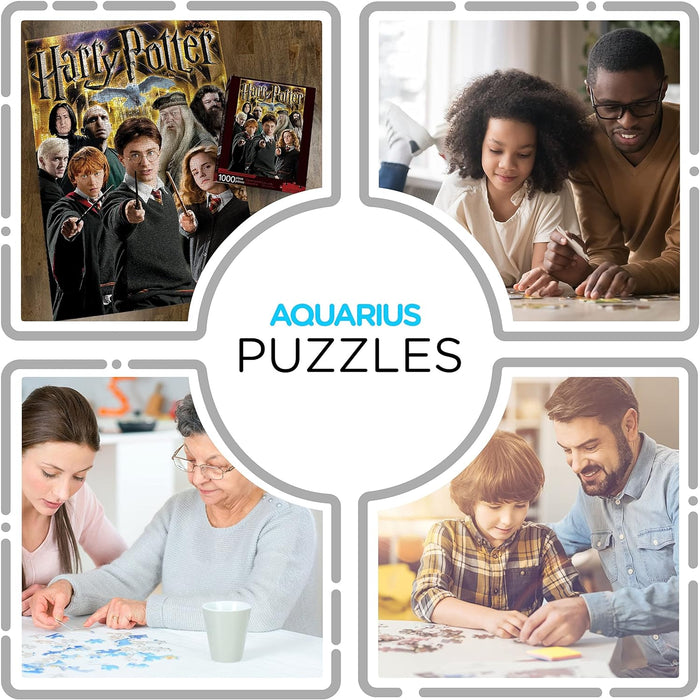 HARRY POTTER-Aquarius Collage 1000 pc Puzzle, Multicolor, (NMR Distribution 65291