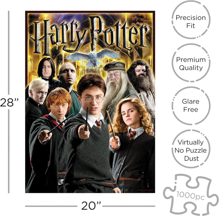 HARRY POTTER-Aquarius Collage 1000 pc Puzzle, Multicolor, (NMR Distribution 65291