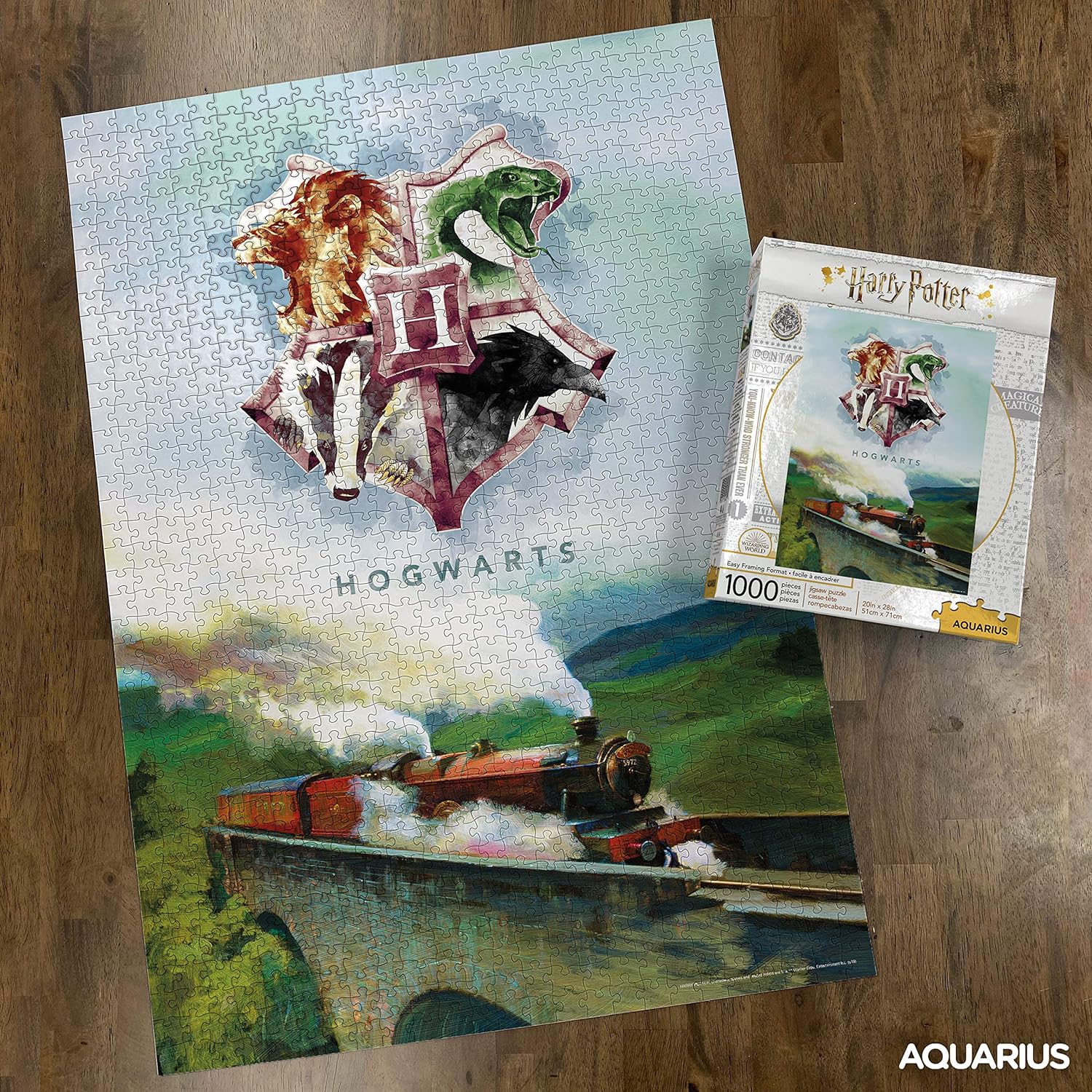 AQUARIUS- Harry Potter Express Rompecabezas, Multicolor, Talla única (65344