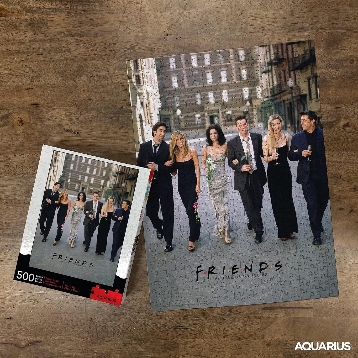 NMR Distribution 62172 Friends (TV Series) Wedding 500pc Jigsaw Puzzle (nm), Black