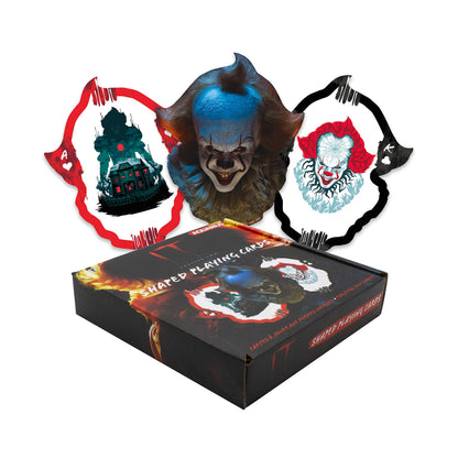 AQUARIUS IT Chapter 2 Shaped Playing Cards - IT Chapter 2 Themed Deck of Cards for Your Favorite Card Games - Officially Licensed IT Movie Merchandise & Collectibles