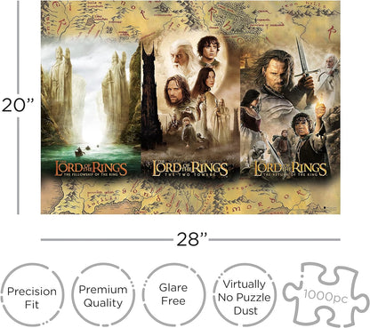 The Lord of the Rings- Puzzle, Multicolor (NMR Distribution 65369