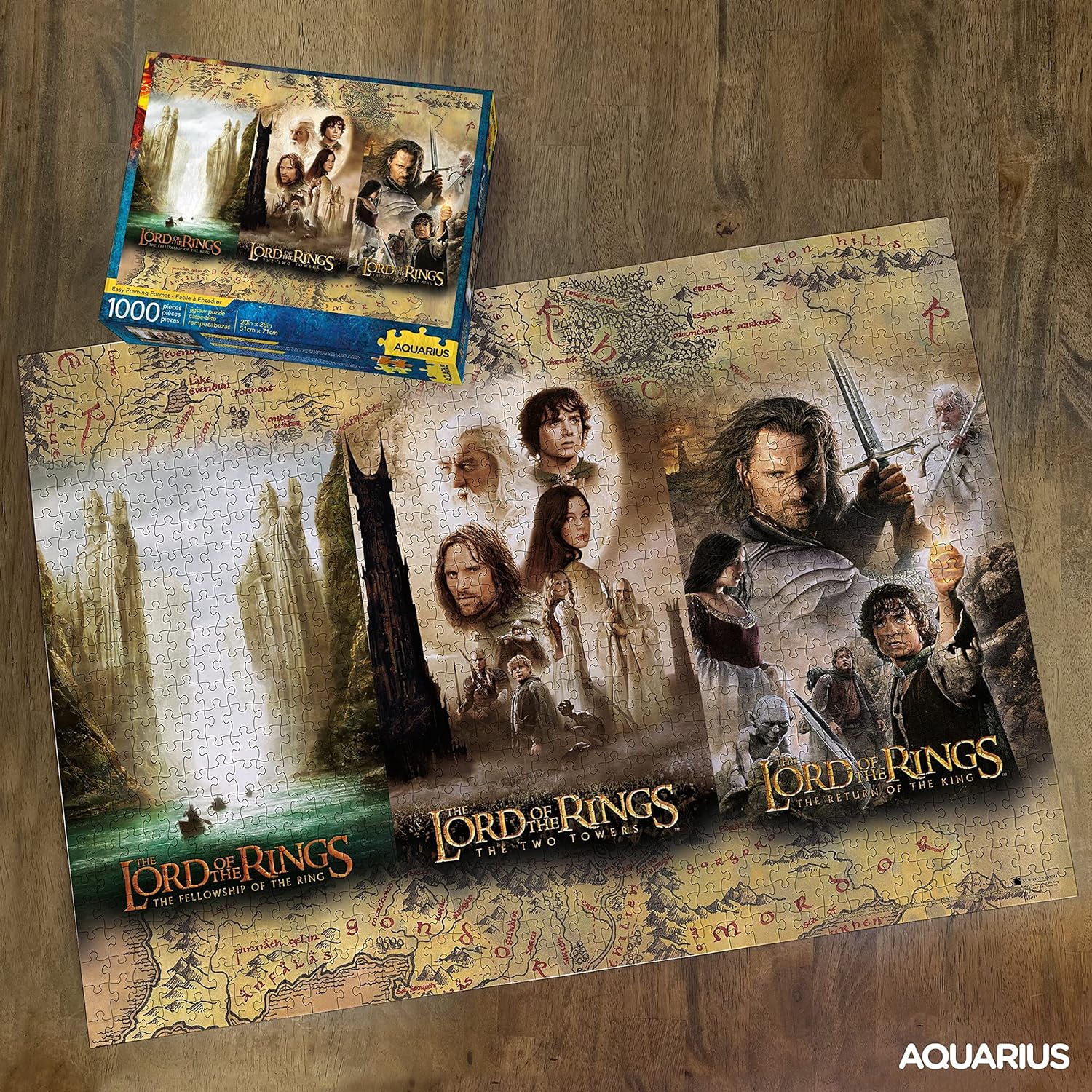 The Lord of the Rings- Puzzle, Multicolor (NMR Distribution 65369