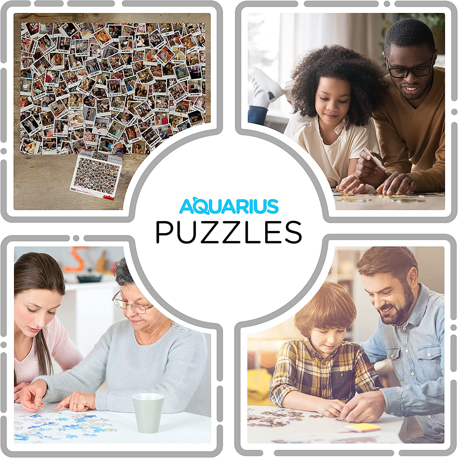 Aquarius Friends Puzzle (3000 Piece Jigsaw Puzzle) - Officially Licensed Friends TV Show Merchandise & Collectibles - Glare Free - Precision Fit - 32 x 45 Inches
