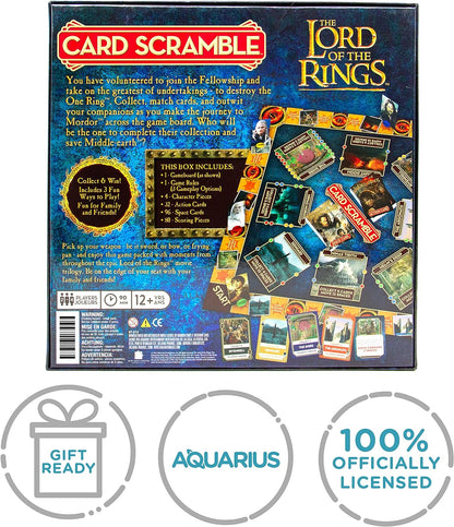 Lord of the Rings Card Scramble Board Game